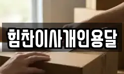 힘찬이사개인용달
