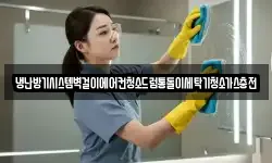 냉난방기시스템벽걸이에어컨청소드럼통돌이세탁기청소가스충전