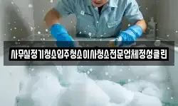 사무실정기청소입주청소이사청소전문업체정성클린