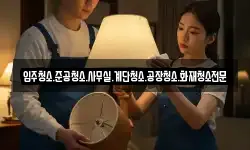 입주청소.준공청소.사무실.계단청소.공장청소.화재청소전문