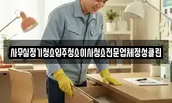 사무실정기청소입주청소이사청소전문업체정성클린