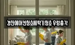 경산에어컨청소세탁기청소 우렁총각