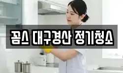꼼스 대구경산 정기청소