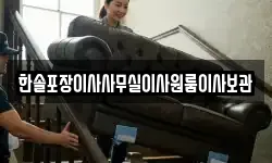 한솔포장이사사무실이사원룸이사보관