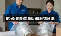 개인용달이사화물일반포장원룸사무실보관이사