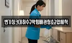변기싱크대하수구막힘배관청소고압세척