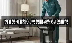 변기싱크대하수구막힘배관청소고압세척