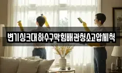 변기싱크대하수구막힘배관청소고압세척