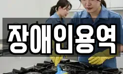 장애인용역