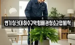 변기싱크대하수구막힘배관청소고압세척