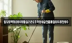 빌딩외벽청소방수창틀실리콘로프작업슁글선홈통설치우레탄방수