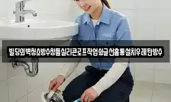 빌딩외벽청소방수창틀실리콘로프작업슁글선홈통설치우레탄방수
