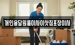 개인용달원룸이사이삿짐포장이사
