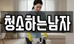 청소하는남자