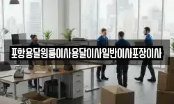 포항용달원룸이사용달이사일반이사포장이사