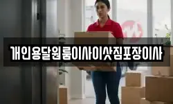 개인용달원룸이사이삿짐포장이사