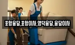 포항용달,포항이사,영덕용달,용달이사
