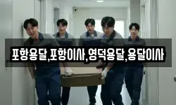 포항용달,포항이사,영덕용달,용달이사