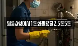 원룸소형이사1톤화물용달2.5톤5톤