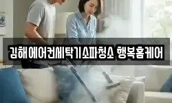 김해에어컨세탁기소파청소 행복홈케어