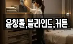 윤창롤,블라인드,커튼