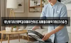 냉난방기시스템벽걸이에어컨청소드럼통돌이세탁기청소가스충전