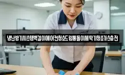 냉난방기시스템벽걸이에어컨청소드럼통돌이세탁기청소가스충전