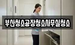 부산청소공장청소사무실청소