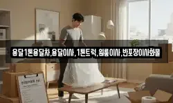 용달1톤용달차,용달이사,1톤트럭,원룸이사,반포장이사화물
