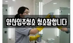양산입주청소 청소잘합니다