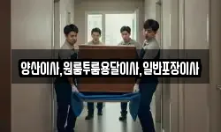 양산이사,원룸투룸용달이사,일반포장이사