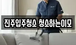 진주입주청소 청소하는이모
