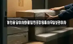 개인용달이사화물일반포장원룸사무실보관이사