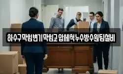 하수구막힘변기막힘고압세척누수방수원팀설비
