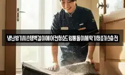 냉난방기시스템벽걸이에어컨청소드럼통돌이세탁기청소가스충전