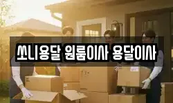 쏘니용달 원룸이사 용달이사