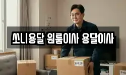 쏘니용달 원룸이사 용달이사