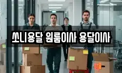 쏘니용달 원룸이사 용달이사