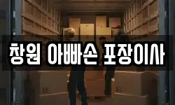 창원 아빠손 포장이사
