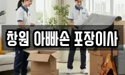 창원 아빠손 포장이사