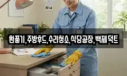 환풍기,주방후드,수리청소,식당공장,백제덕트