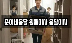 준이네용달 원룸이사 용달이사