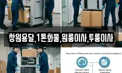 창원용달,1톤화물,원룸이사,투룸이사