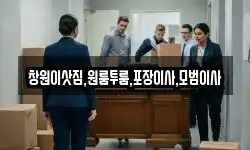 창원이삿짐,원룸투룸,포장이사,모범이사