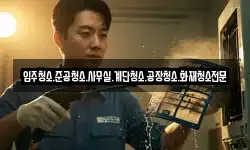 입주청소.준공청소.사무실.계단청소.공장청소.화재청소전문