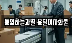 통영하늘과별 용달이사화물