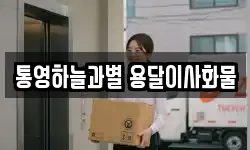 경상남도 통영시 도천동 이사,용달이사,포장이사,원룸이사,보관이사