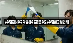 누수탐지하수구막힘하수도뚫음수도누수탐사공사업체