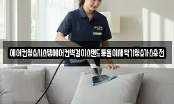 에어컨청소시스템에어컨벽걸이스탠드통돌이세탁기청소가스충전