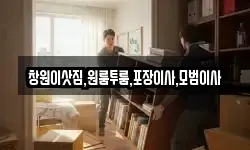 창원이삿짐,원룸투룸,포장이사,모범이사